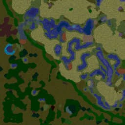 Spiders vs Ants 2.2 - Warcraft 3: Mini map