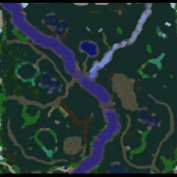 White River Valley - Warcraft 3: Mini map