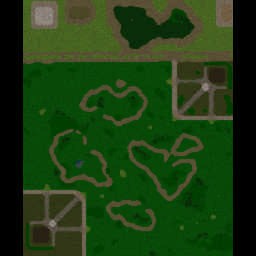 Castle Assault Modified - Warcraft 3: Mini map