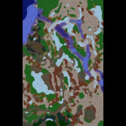 2P Exodus to Lordaeron 1.7 - Warcraft 3: Mini map