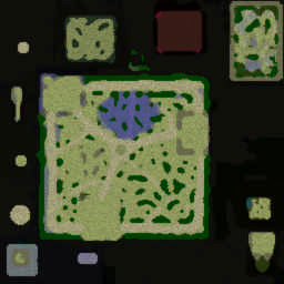 [TFK] Reborn Vs Naruto v 8.3a - Warcraft 3: Mini map