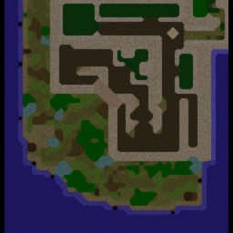 Castle Island Defend v0.6 - Warcraft 3: Mini map