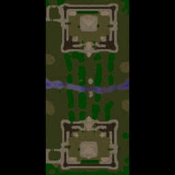 Castle VS Castle 3.7b - Warcraft 3: Mini map