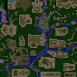 Castle Warfare 1.0 - Warcraft 3: Mini map