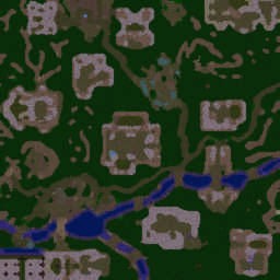 Castle Wars Professionals v0.5 - Warcraft 3: Mini map