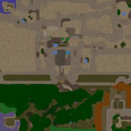 Castle Wars V1.9c - Warcraft 3: Mini map