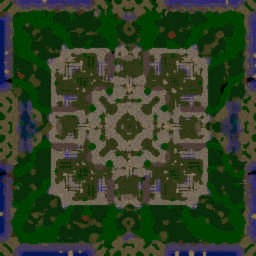 Defense of Solari Castle V1.8 - Warcraft 3: Mini map