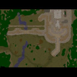 Donar's Helm's Deep v1.9c - Warcraft 3: Mini map