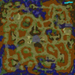 Island Defense 3.1.3c - Warcraft 3: Mini map