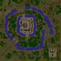Le siège de Calais - Warcraft 3: Mini map