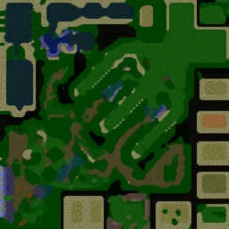 Naruto Castle Defense Revolution - Warcraft 3: Mini map
