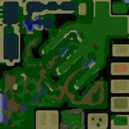 Naruto Castle Defense v11.1 Beta_Rus - Warcraft 3: Mini map