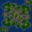 (4) Muddied Rivers Warcraft 3: Map image