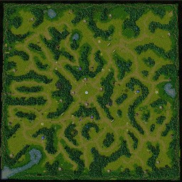 (8) Ultimate Micro Melee v2.00 - Warcraft 3: Mini map