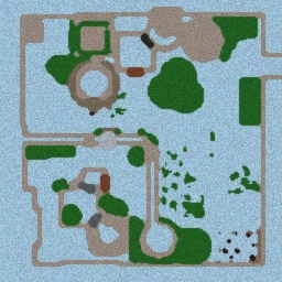 Alterac Mountains - Warcraft 3: Mini map