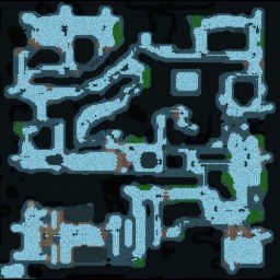 DW3 Hu Lao Gate 3.5 - Warcraft 3: Mini map