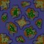 Islas Xtras ("Fun" :) - Warcraft 3 Custom map: Mini map