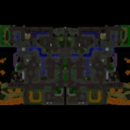 SfA: Lordaeron Ruins - Warcraft 3: Mini map