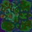 The blue mountains Warcraft 3: Map image