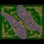 Twin Rivers Warcraft 3: Map image