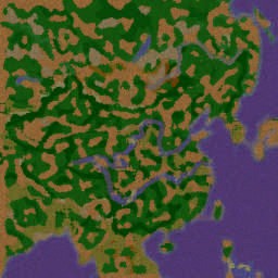 君临天下之中国地图 1.10版 - Warcraft 3: Mini map