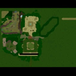 [1.5i - AI.v5] Arena of The Fame - Warcraft 3: Mini map