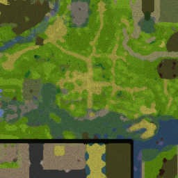 이누야샤 어나더 6.4 - Warcraft 3: Mini map