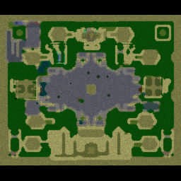 Angel Arena DBZ 0.2a - Warcraft 3: Mini map