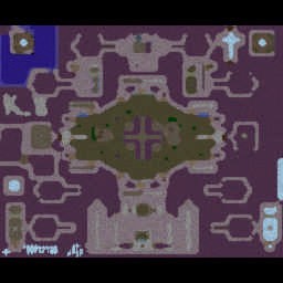 Angel Arena(_Domination_) - Warcraft 3: Mini map