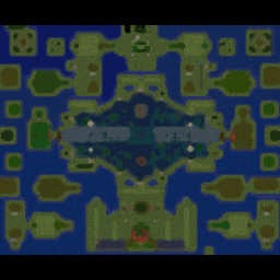 Angel Arena: Islands - Warcraft 3: Mini map
