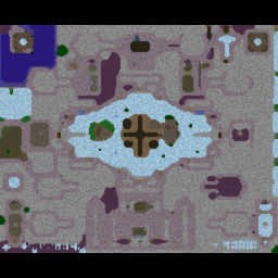 Angel Arena Snow Power - Warcraft 3: Mini map