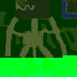 Anime Characters War v1.2 - Warcraft 3: Mini map