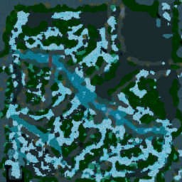 Anime Wars Allstars Halloween - Warcraft 3: Mini map