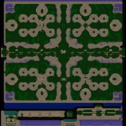 Arena of Gods - Warcraft 3: Mini map