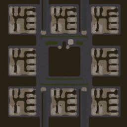 Arena of Machines (First Release) - Warcraft 3: Mini map