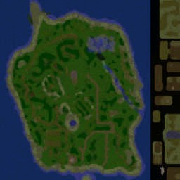 Battle Royale: The Program - Warcraft 3: Mini map