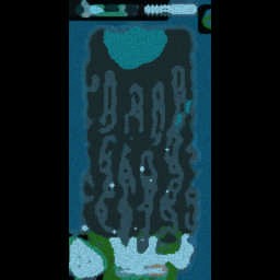 Bloodfang Arena: Ten-Hero-Siege - Warcraft 3: Mini map