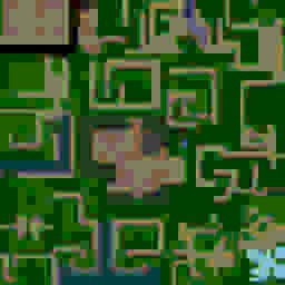 Boo Chase Goomba v1.05b - Warcraft 3: Mini map