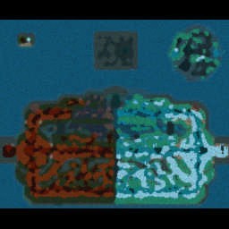 Clash of Fire and Ice v1.18 + AI - Warcraft 3: Mini map