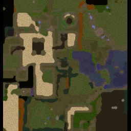Custom Hero Wars V 1.1 - Warcraft 3: Mini map
