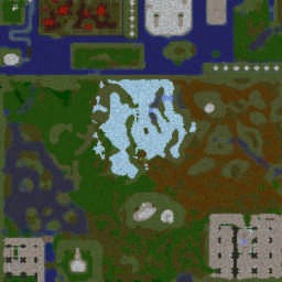 DBr - Battlefield v1.41b - Warcraft 3: Mini map