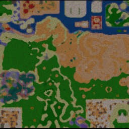 DBZ Tribute League V2.1 - Warcraft 3: Mini map