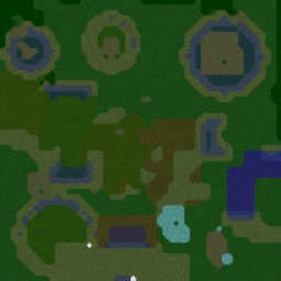 DBZ VS NARUTO - Warcraft 3: Mini map