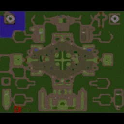 Deathknight94's Angel Arena †Jungle† - Warcraft 3: Mini map