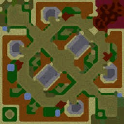Diablo Arena v.2.8b EN RU - Warcraft 3: Mini map