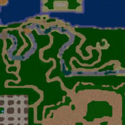 DragonBall Z - Arena™ ver. 1.2 - Warcraft 3: Mini map