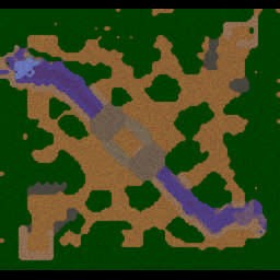 Dual Hero 1.9 - Warcraft 3: Mini map