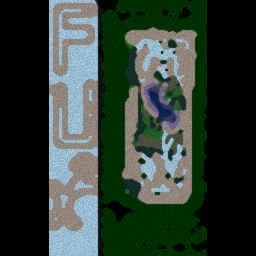 Fufu United Ninja All-Stars 3.2 - Warcraft 3: Mini map