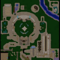 GODS Arena 1.0c - Warcraft 3: Mini map