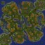 Golden Lands v2.4 - Warcraft 3 Custom map: Mini map